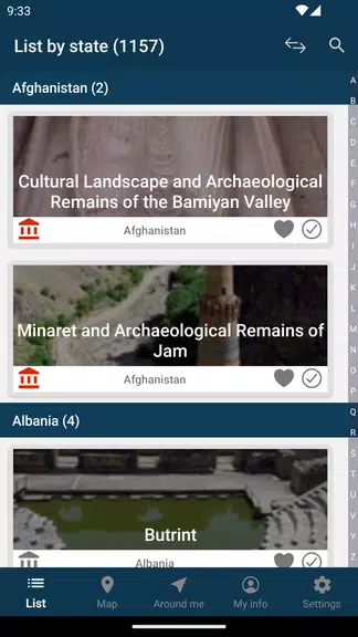 World Heritage - UNESCO List Screenshot3