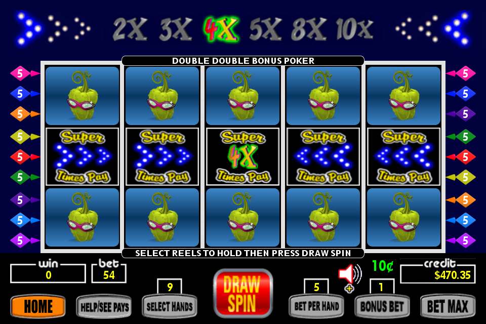 Super Times Pay Spin Poker Screenshot2