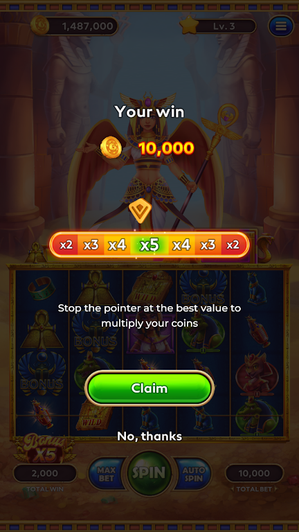 Cleopatra Quest: Slots Mystery Screenshot4