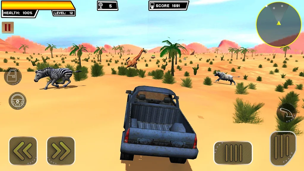 Animals Hunting 4x4 Safari 3D Screenshot1