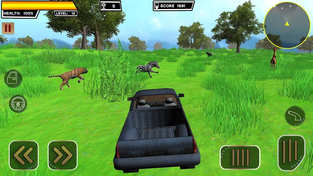 Animals Hunting 4x4 Safari 3D Screenshot2