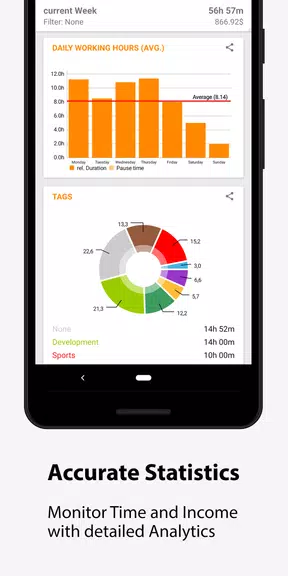 Timesheet - Time Tracker Screenshot3