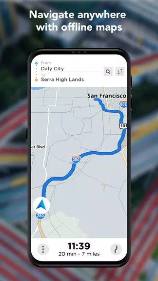 GPS Offline Maps & Navigation Screenshot3