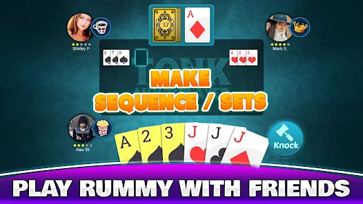 Tonk: Tunk Rummy Card Game Screenshot1