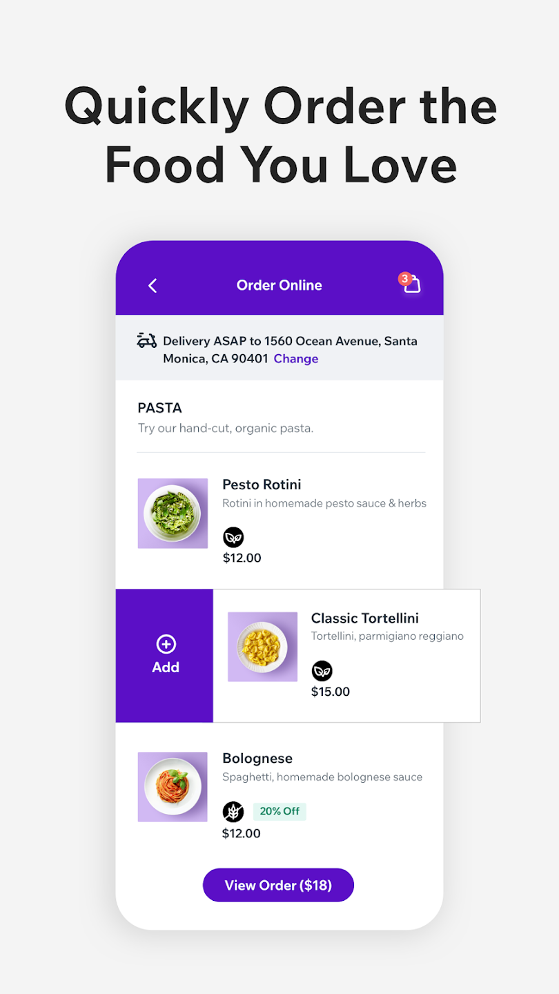 Dine by Wix Screenshot2