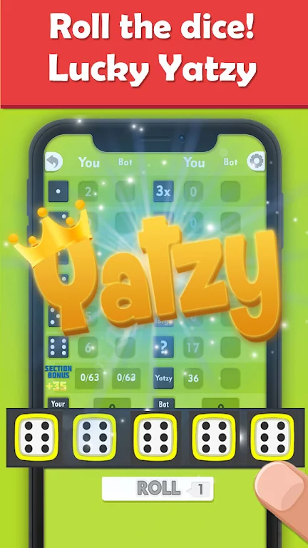 Yatzy offline game no internet Screenshot3