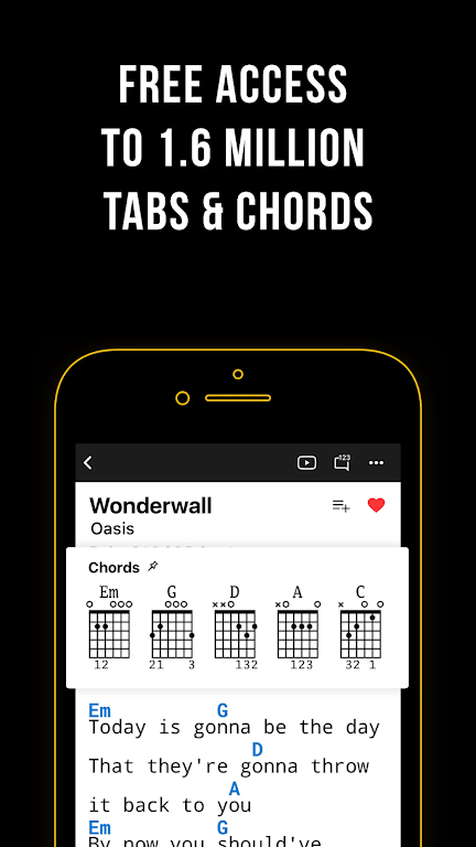 Ultimate Guitar: Chords & Tabs Mod Screenshot2