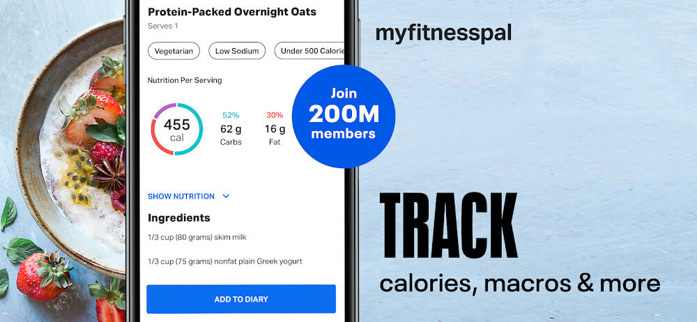 Calorie Counter – MyFitnessPal Mod Screenshot1