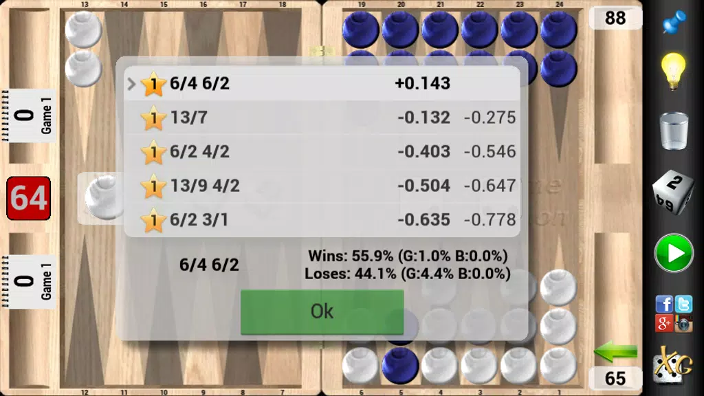 XG Mobile Backgammon Screenshot3