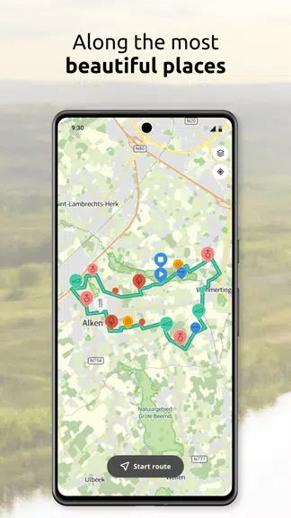 RouteYou - walking and cycling Screenshot2