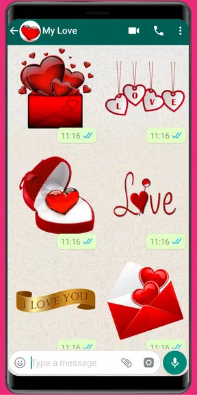 WASticker - Love Stickers Screenshot1