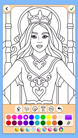 Princess Coloring Game Screenshot1