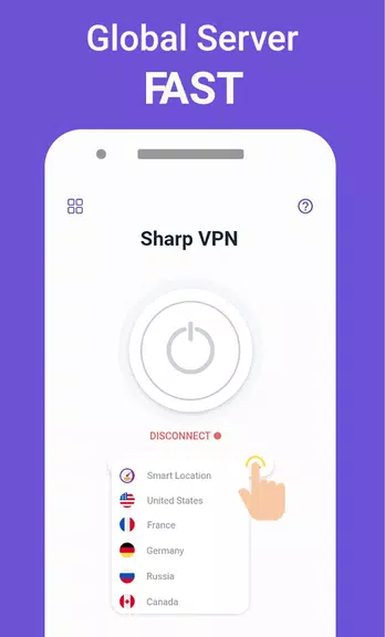 VPN Free - SharpVpn Hotspot VPN & Private Browser Screenshot2