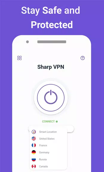 VPN Free - SharpVpn Hotspot VPN & Private Browser Screenshot4