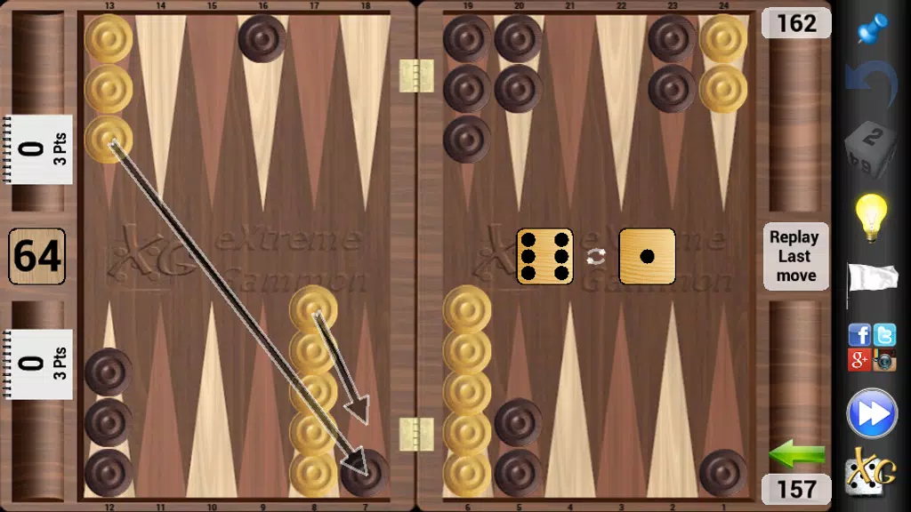 XG Mobile Backgammon Screenshot2