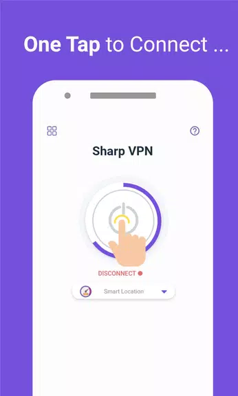 VPN Free - SharpVpn Hotspot VPN & Private Browser Screenshot1