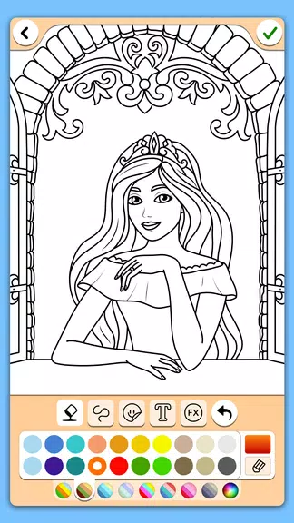 Princess Coloring Game Screenshot2