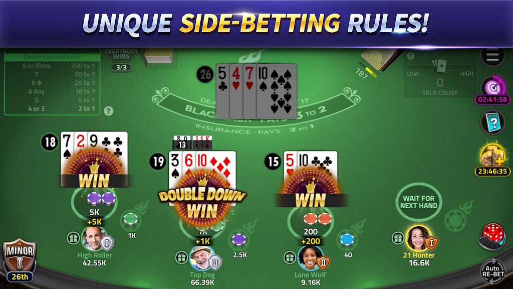 BlackJack 21 Lite Offline Game Screenshot2