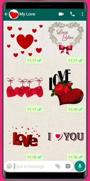 WASticker - Love Stickers Screenshot2