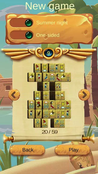 Doubleside Mahjong Cleopatra 2 Screenshot2