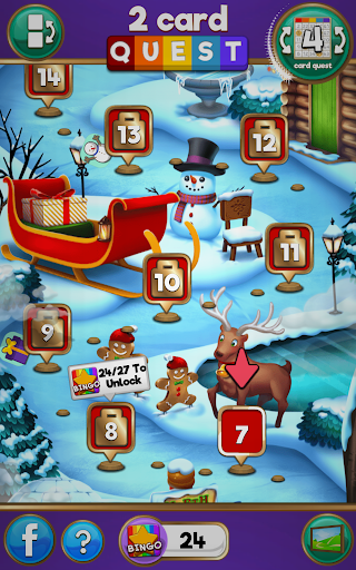 Bingo Quest Winter Wonderland Garden Screenshot1