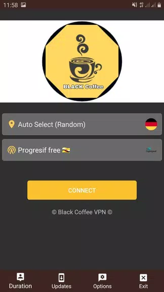 Black Coffee VPN Screenshot1