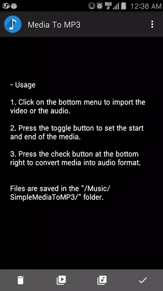 Convert video or audio to mp3 Screenshot1