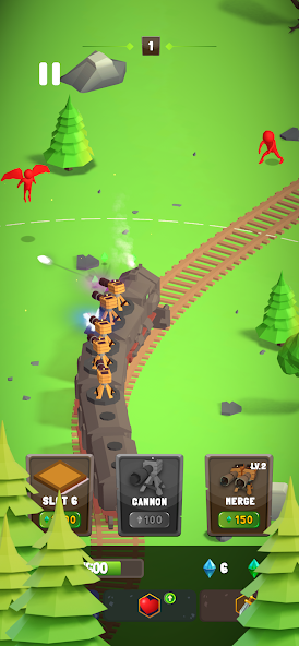 Train Defense: Merge N Fight Mod Screenshot2