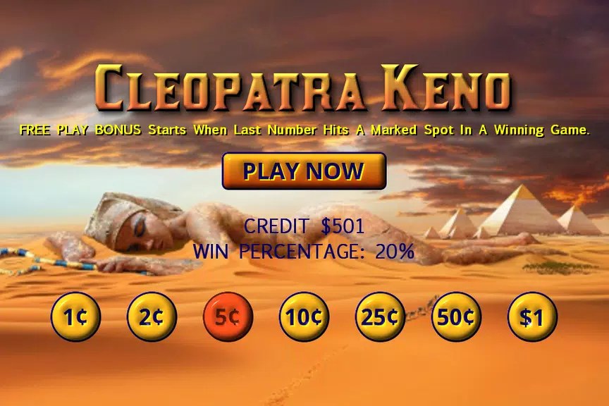 Cleo Keno - Pharoahs Bonus Screenshot3