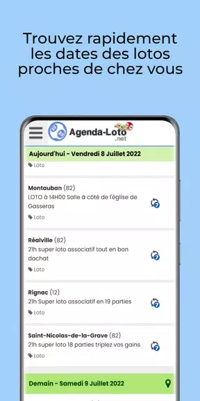 Agenda des lotos Screenshot2