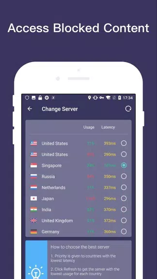 Free VPN Max - Unlimited VPN Proxy & WiFi Shield Screenshot2