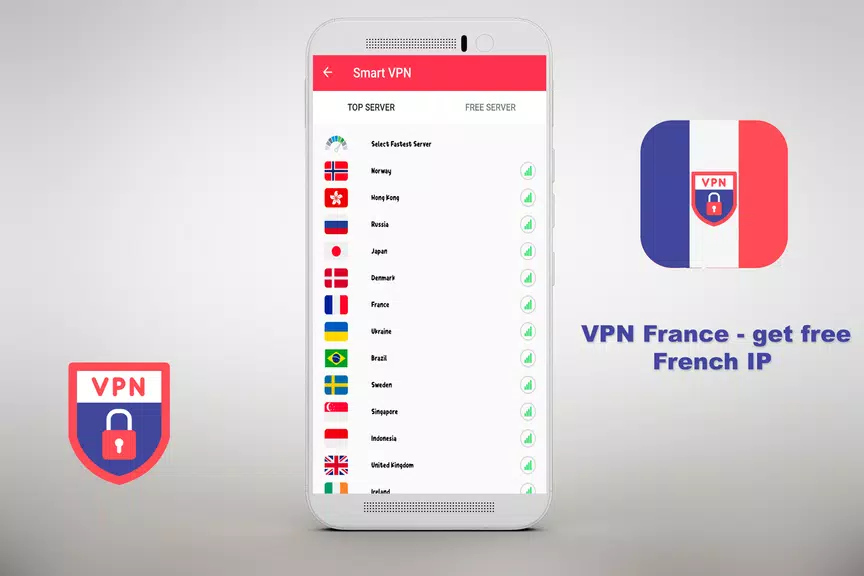 VPN Free - get free French IP Security  ⭐️⭐️⭐️⭐️⭐️ Screenshot1