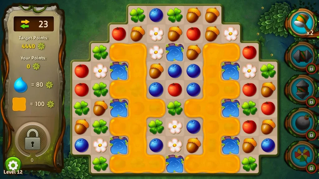 Match 3 Games - Forest Puzzle Screenshot1