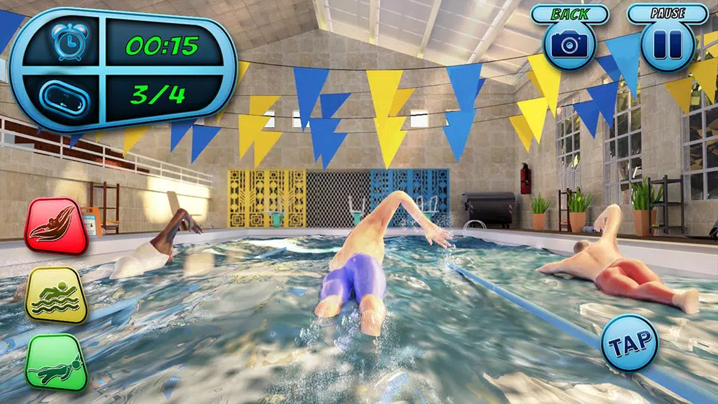 Swimming Pool Water Race Game Screenshot2