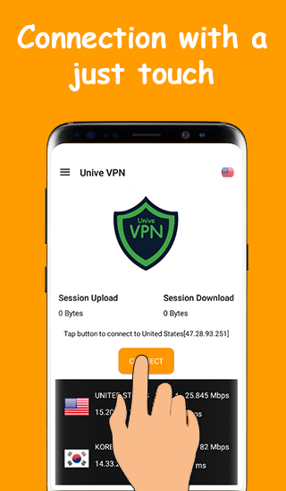 Unive VPN - VPN Free, Fast & Secure Screenshot3