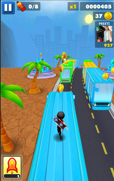 Subway Ninja Run:Surfer in the Mod Screenshot4