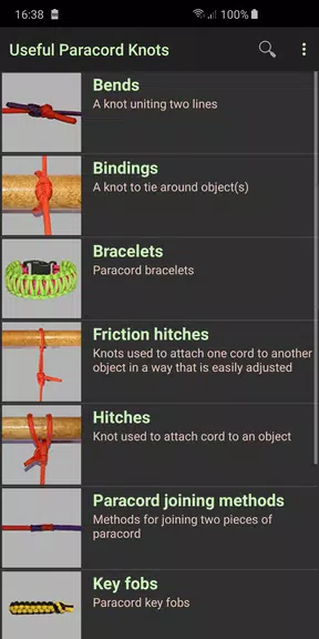 Useful Paracord Knots Screenshot1