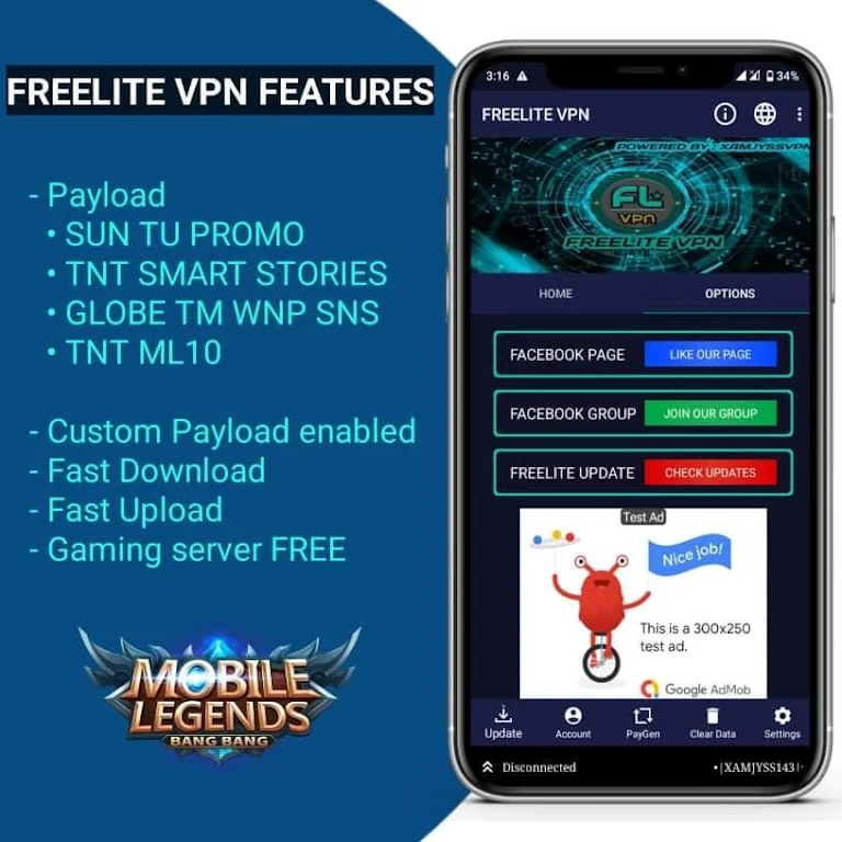 FREELITE VPN Screenshot1