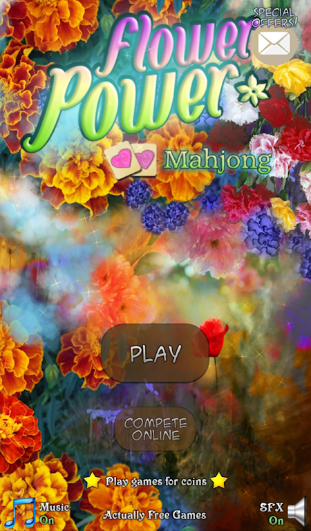 Hidden Mahjong: Flower Power Screenshot1