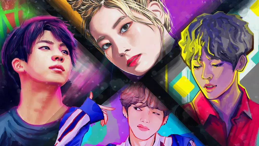 Kpop Paint by Numbers BT21 Screenshot2