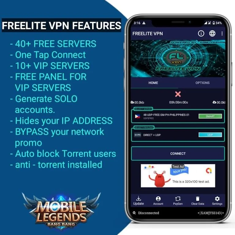 FREELITE VPN Screenshot2