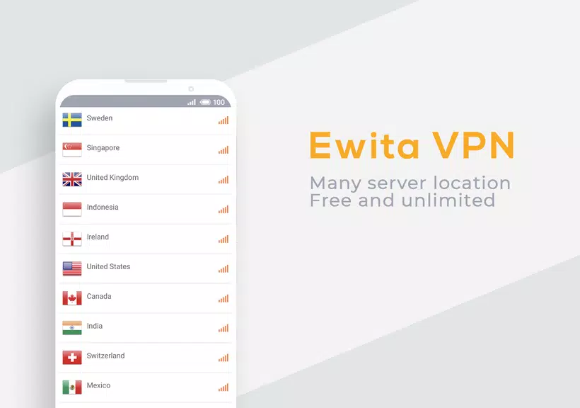 VPN Ewita Free, Unlimited, Secure and Unblock Site Screenshot4