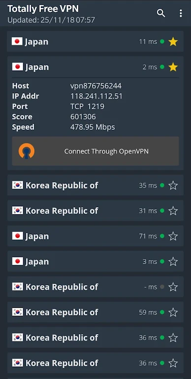 Totally Free VPN. No Limits No Account Required Screenshot3