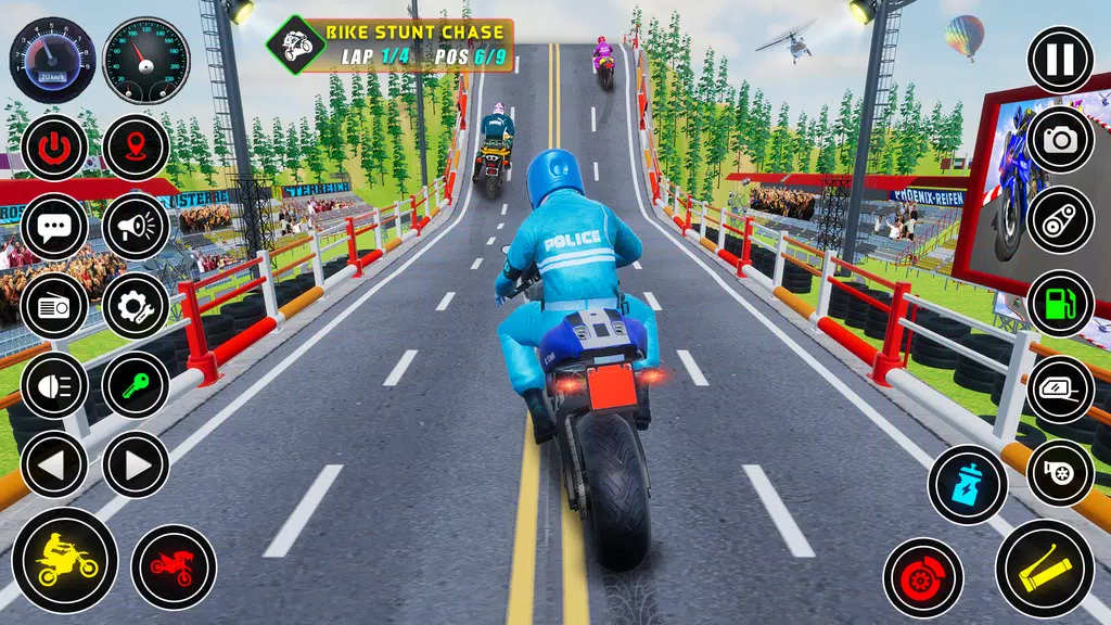 Police bike Stunt Bike Racing Screenshot1