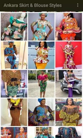 Ankara Skirt & Blouse Styles Screenshot2