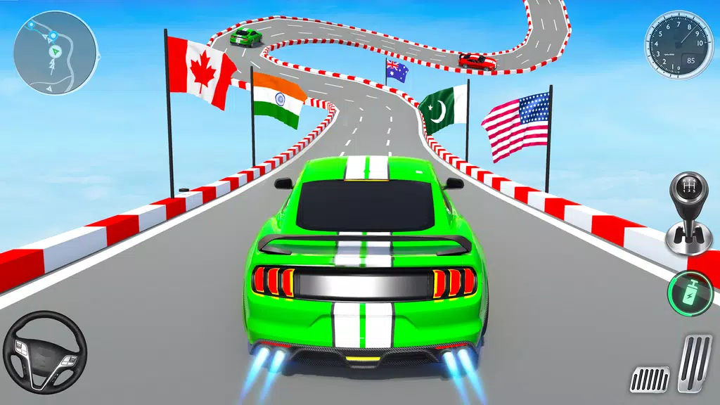 Muscle Car Stunts - Ramp Car Screenshot1