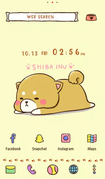 Cute Mini-Shiba Theme Screenshot1