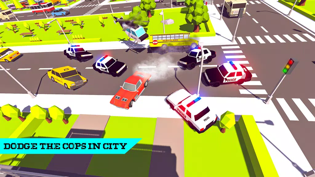 Dodge Police: Dodging Car Game Screenshot2