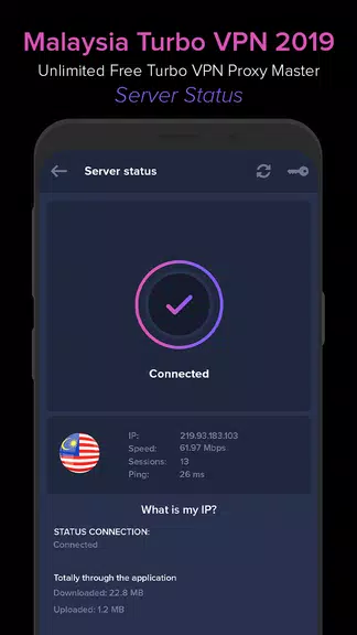 Malaysia VPN 2019 - Unlimited Free VPN ProxyMaster Screenshot4