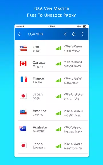 USA VPN MASTER - Free To Unblock Proxy Screenshot4